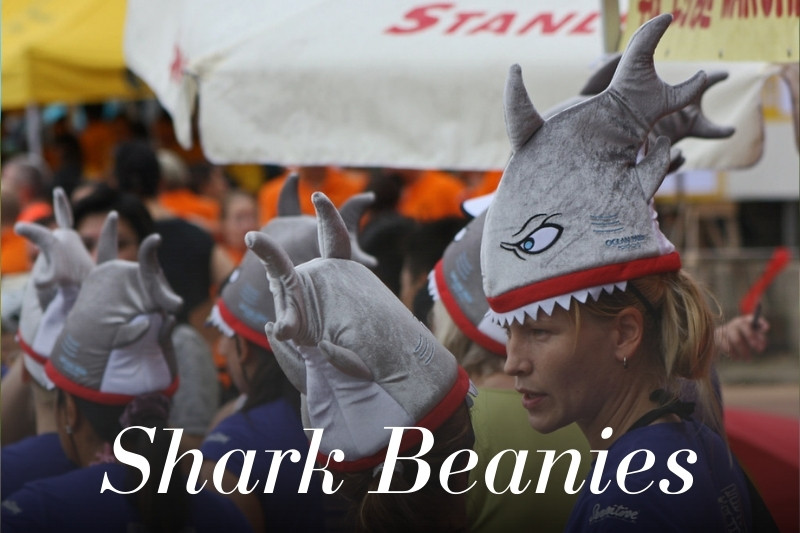 shark hats and beanies