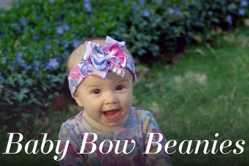 Baby Beanies with Bow