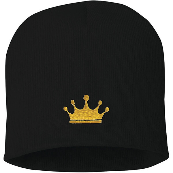 Basic Style Crown Beanie for All Activities