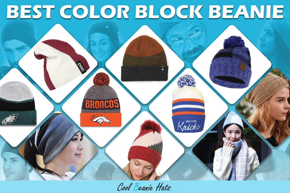 best color block beanie