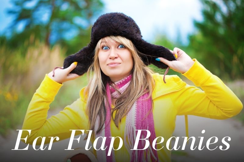 Women's ear flap beanies